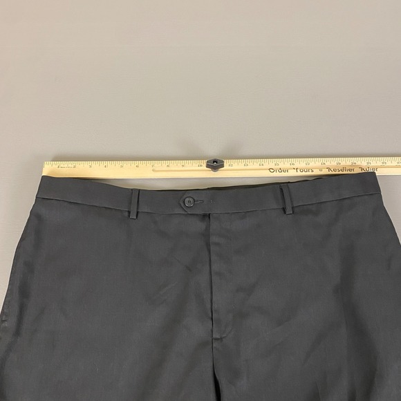 Savane Dress Pants Men's Size 42x30 Black Career Business Casual‎ Office Work * - Picture 4 of 13